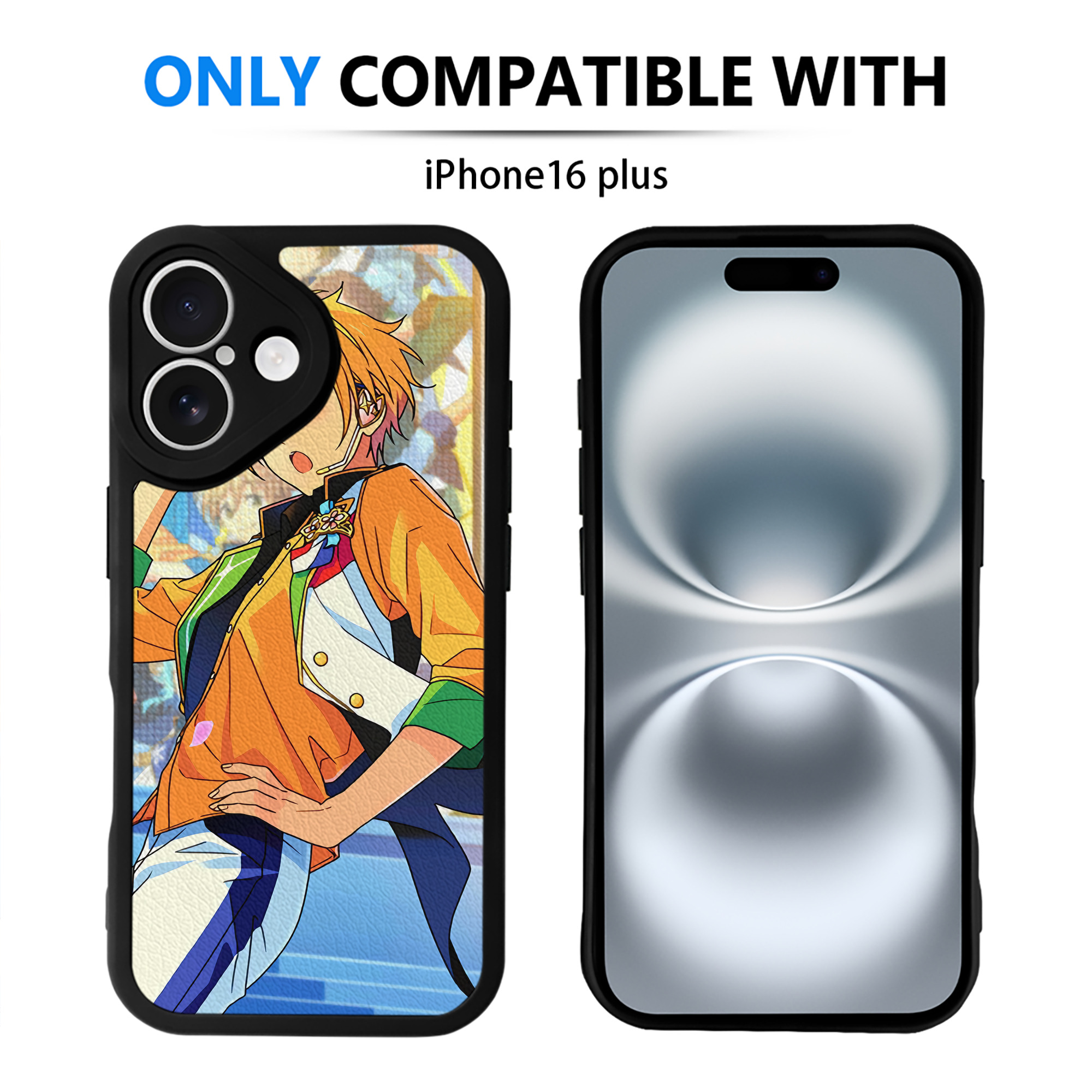 （画像用） あんさんぶるスターズ! Ensemble Stars 【iPhone 16シリーズ対応】シリコンスマホケース（レザー調） 材質：シリコン